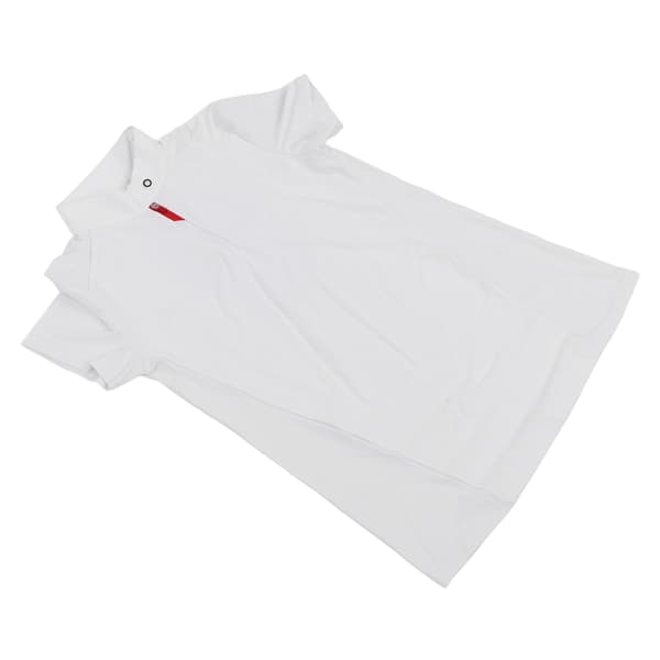 Hvit ride-T-skjorte for barn med god stretch og pusteevne (XL)