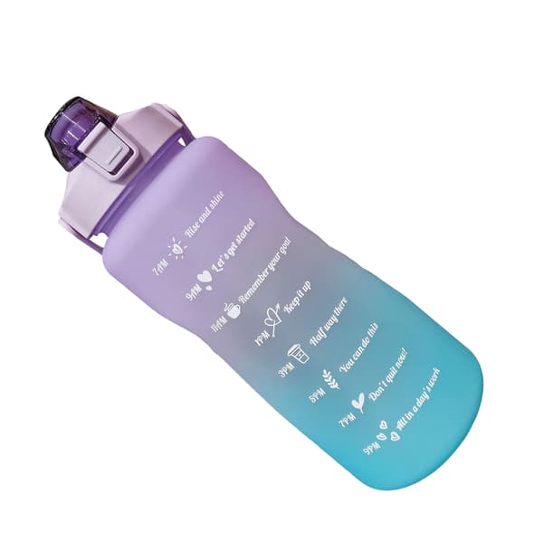 Vuotamaton gradienttipullo pillillä, 2000 ml, yhden kosketuksen avaus, kahva, selkeä mitta-asteikko