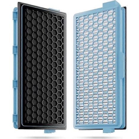 HEPA-filter för Miele Compact C1-C2, Complete C2-C3 dammsugare S8340 + 3 Air Clean-filter + 3 motorfilter