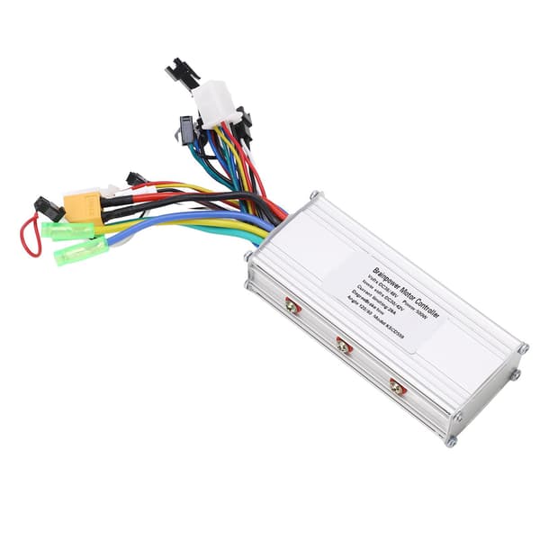 Børsteløs Controller 36V 48V 500W 28A til Elcykelmotor med Aluminiumslegeringshus