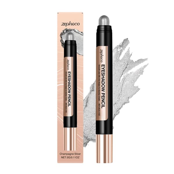 Ögonskuggsstift, Krämig Skimmer Ögonskuggspenna, Enkel Glittrig Ögonmakeup, Långvarig... Champagne Brown