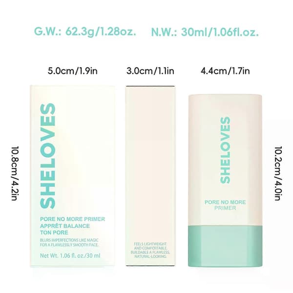 Poreminimerende primer for en glat, fejlfri teint, der holder hele dagen. 30 ml