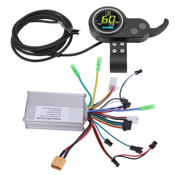 350W El-scooter Controller Kit med LCD-panel og Tommelfingergas til 48V 60V