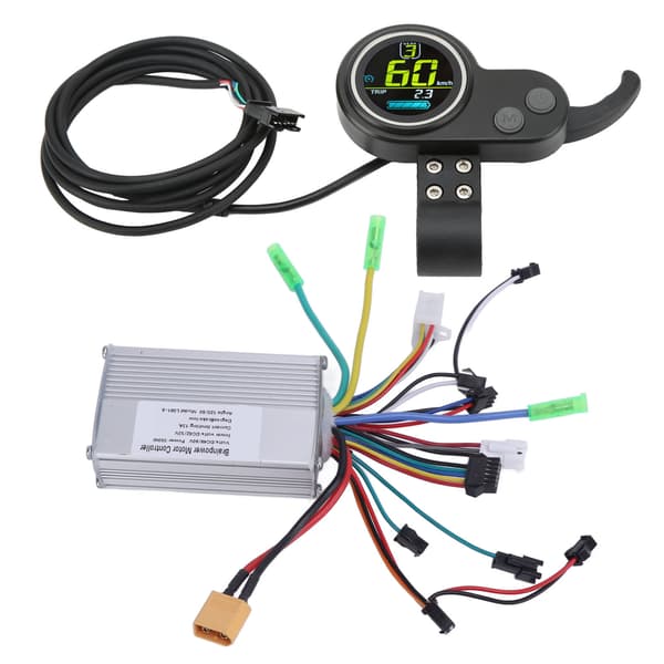 350W elektrisk sparkesykkelkontrollersett med LCD-panel og tommelgass for 48V 60V