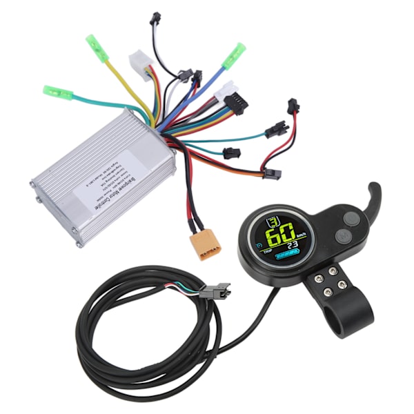 350W El-scooter Controller Kit med LCD-panel og Tommelfingergas til 48V 60V