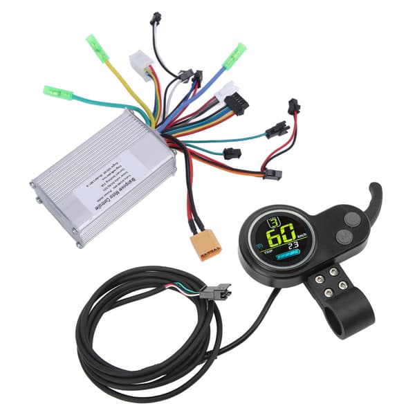 350W elektrisk sparkesykkelkontrollersett med LCD-panel og tommelgass for 48V 60V