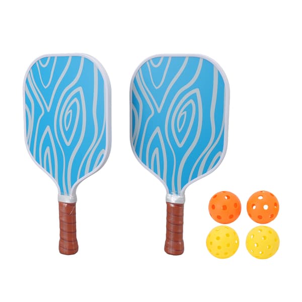 Pickleball-set i glasfiber med 4 bollar och förvaringsväska