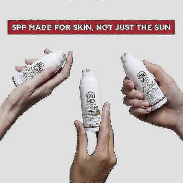 EltaMD UV Daily SPF 40/46 Ansiktssolkrem Fuktighetskrem med sinkoksid, Daglig ansiktsfuktighetskrem med