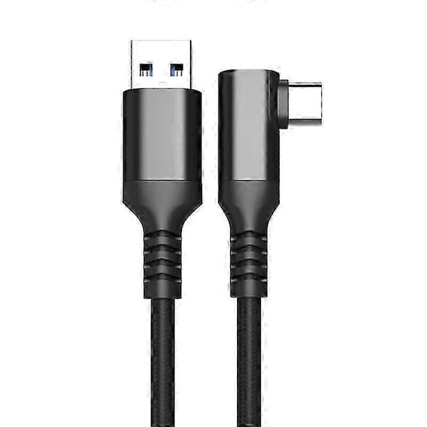 Meta Quest 3 höghastighetsdataöverföringskabel, lämplig för VR PC-spel, kompatibel med Steam VR, 5 meter hållbar flätad USB-C-kabel.