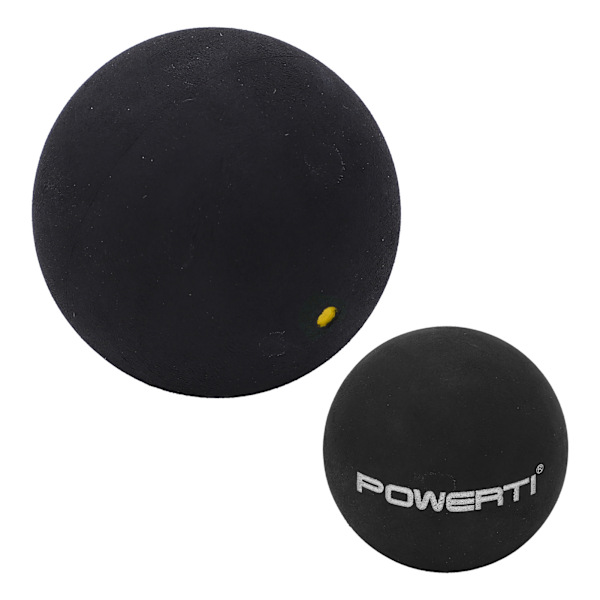 Single Point Squashbold 37 mm Medium Elasticitet Gummi til Begyndere, Træning og Konkurrence