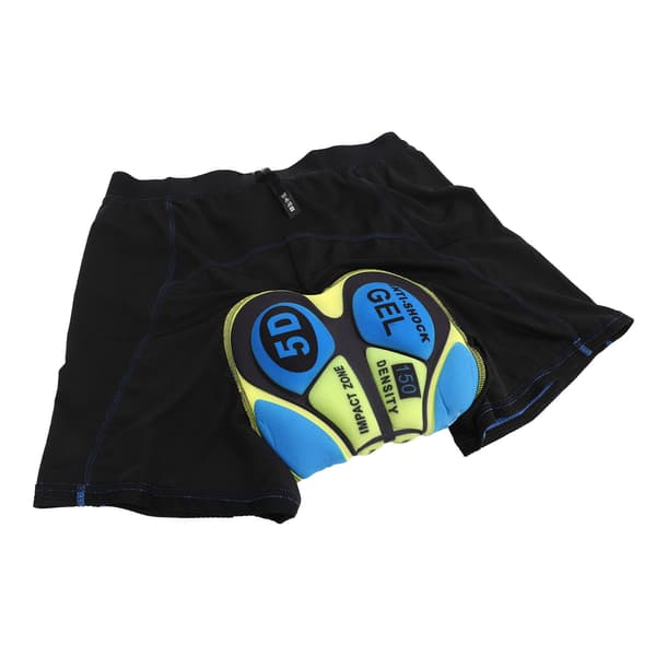 Cykelshorts för män med 5D-vaddering, snabbtorkande, ventilerat elastiskt bälte, XL