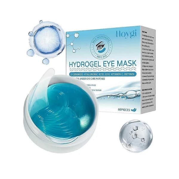 60 stk. Hydrogel Hyaluronsyre & Retinol Maskeplastre til under øjnene Mørke rande Rynker