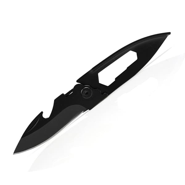 Miniature foldekniv, multifunktionel bærbar nøglering til camping og selvforsvar