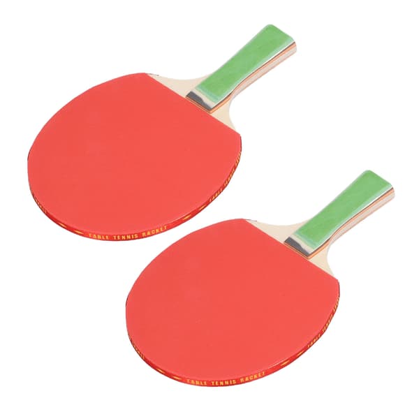 2-delt bordtennisbat sæt med bolde og opbevaringstaske