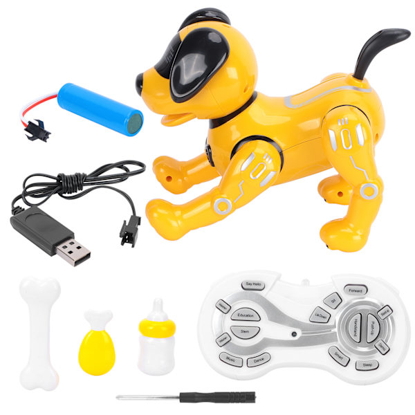 K11 Intelligent Robot Dog med programmerbar fjärrkontroll för barn 8+ presentleksak