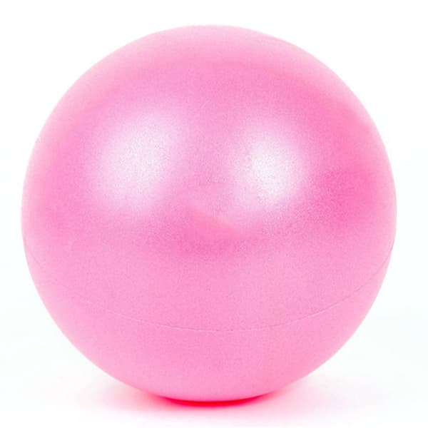Mini PVC eksplosionssikker yoga pilatesbold til stabilitetsøvelser (pink)