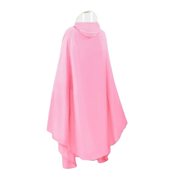Lang cykelregnponcho med hætte, fuld kropsbeskyttelse, genanvendelig PVC