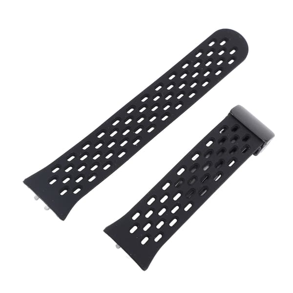 Silikone armbånd til Samsung Galaxy Fit 3, porøst design, quick release, sort.