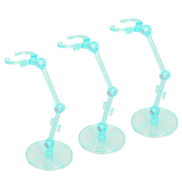 10 STK Displaystander til Actionfigurer, Gennemsigtig Plastikbase til 6-tommer Figurer, Grøn
