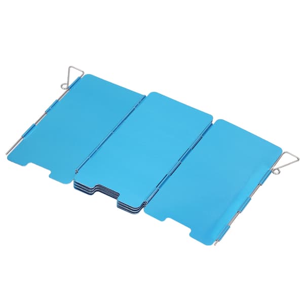 Vindbeskyttelsesplade til bærbar foldbar aluminiums campingovn, 9 plader