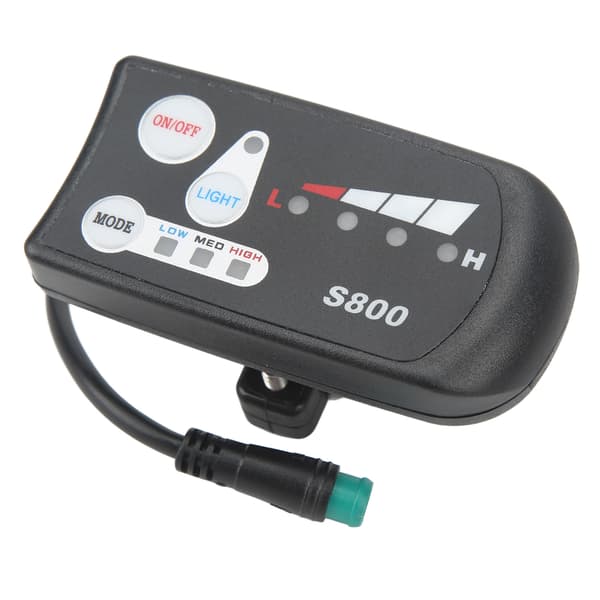 S800 LED-display til 36V 48V Universal El-cykel/løbehjul med vandtæt stik