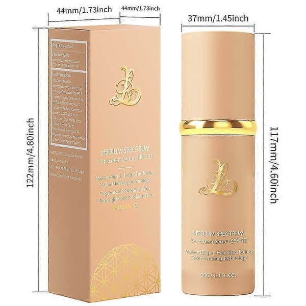 4-i-1 farveskiftende foundation, SPF 50+, medium nuance