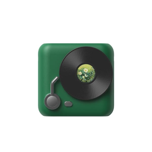 PROFAN XH009 USB Hængende Spillekonsol-Stil Ventilator med Stativ, Retro Kronograf Sprøjtedesign green