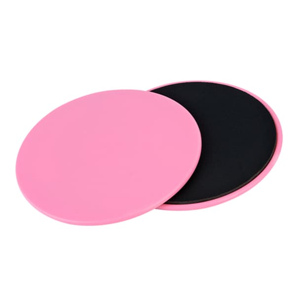 2 stk. Fitness Core Slider Discs til helkropstræning (pink)