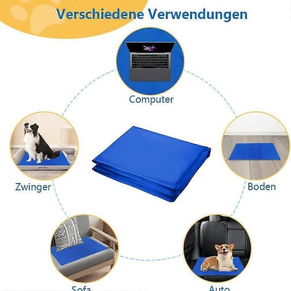 Kølemåtte til hunde, vandtæt, rivefast, selvkølende måtte (30*40CM)