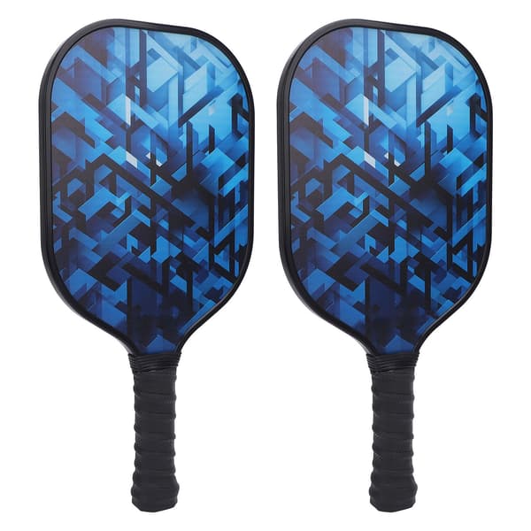 Pickleball-racketset i glasfiber med bikakekärna, 2 bollar och väska