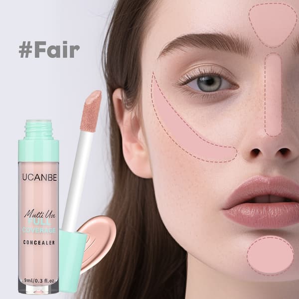 Flytande Concealer Stick, Döljer, Täcker, Framhäver, Medium till Full Täckning Återfuktande Färgkorrigering