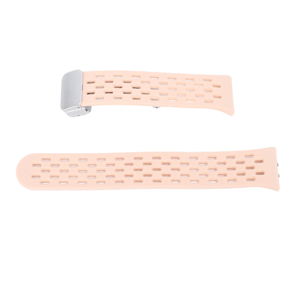 Åndbar silikone urrem med quick release til Galaxy Fit3 Roseate