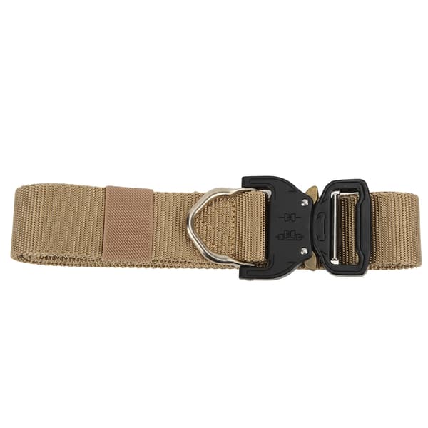 Justerbart 125 cm nylon militærbælte til forklæde, bukser, udendørs træning, khaki