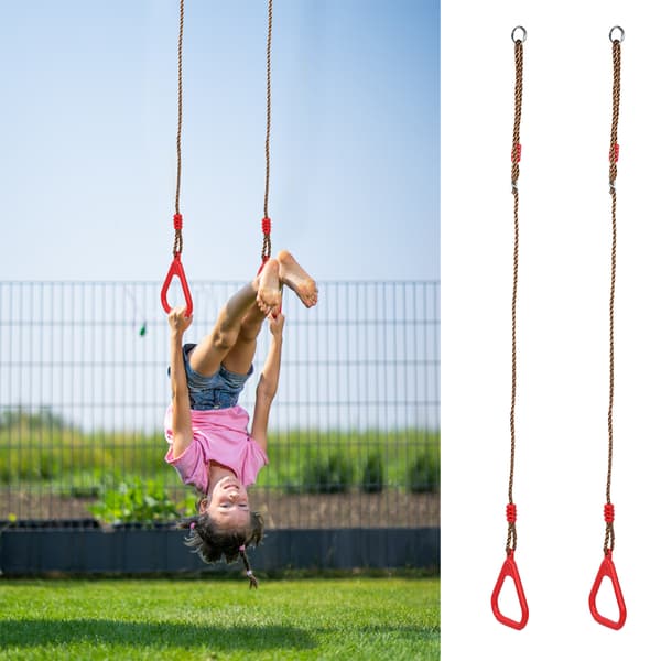 Lyftringar för barn och vuxna, triangulär gymnastikring, trapetsgunga, fitnessleksak