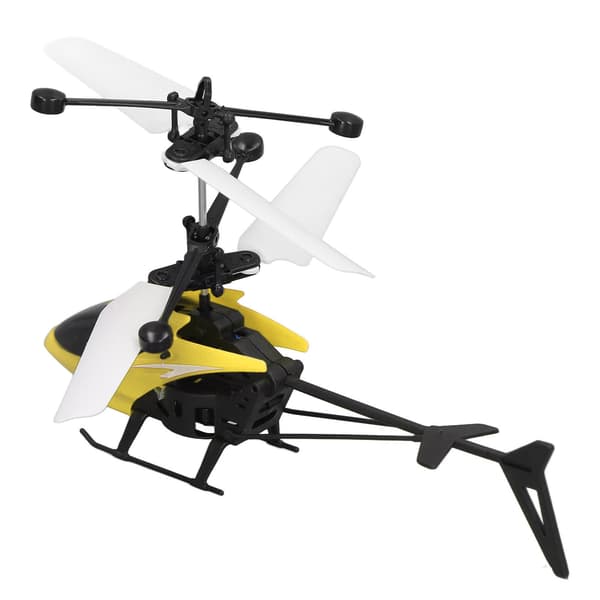 RC Mini Helikopter Stabil Induktionslys-Op Faldresistent Legetøj Gul