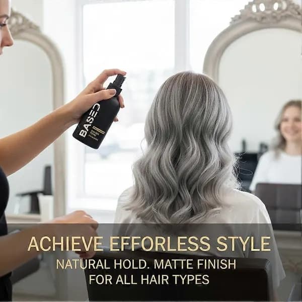 BASED Havsalt Styling Spray - For voluminøse strandbølger, indeholder Vitamin B5 (200ml)