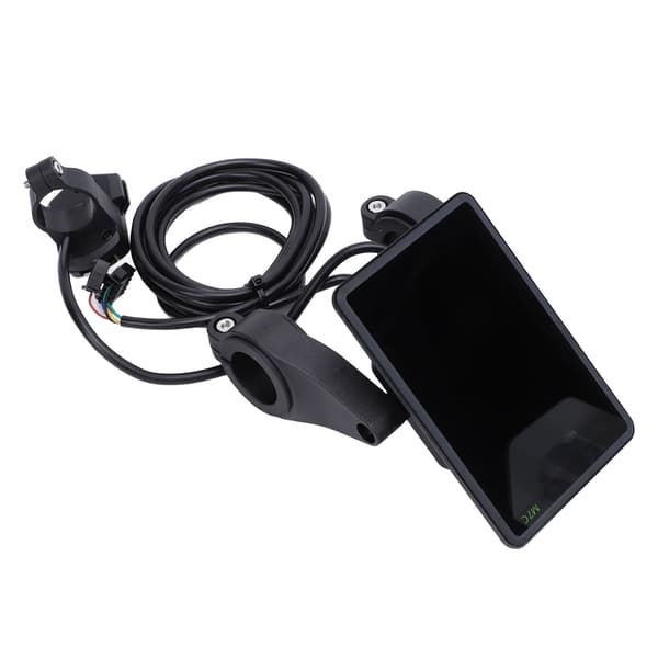 LCD-kontrolpanel til elcykelstyr 22,2 mm 24V 36V 48V 60V Universal