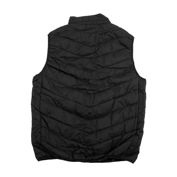 USB 5V Elektrisk Opvarmet Vest, Letvægts, Vaskbar, Nylon Polyester, til Mænd og Kvinder, Sort, 4XL