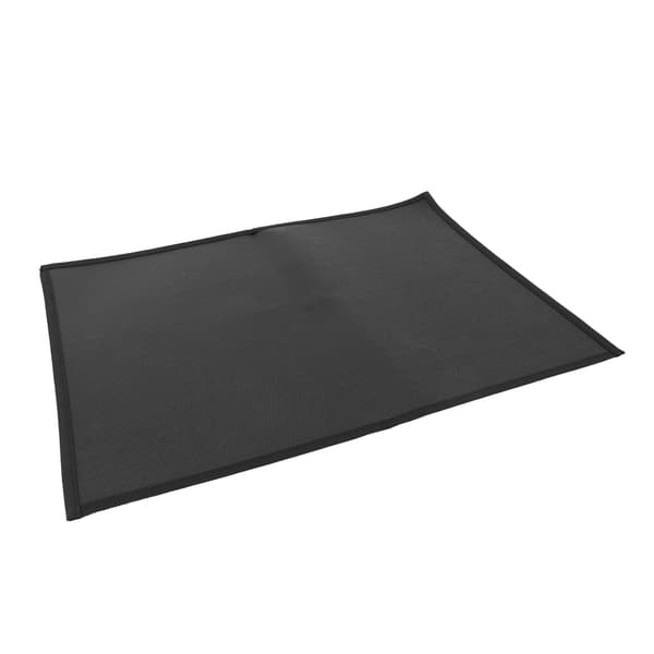 Brandsäker glasfibermatta, värmebeständig, för utomhusgrillar och eldar, 105x60cm