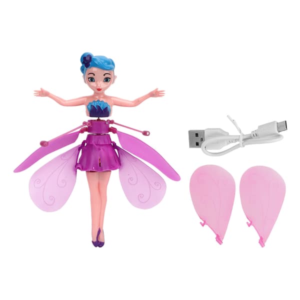 Lilla USB Genopladelig Flyvende Fe Prinsesse Dukke med Bevægelsessensor til Piger