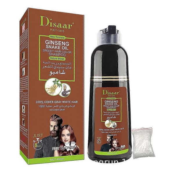 Disaar brun shampoo, nærende og fugtgivende, shampoo til bleget hår