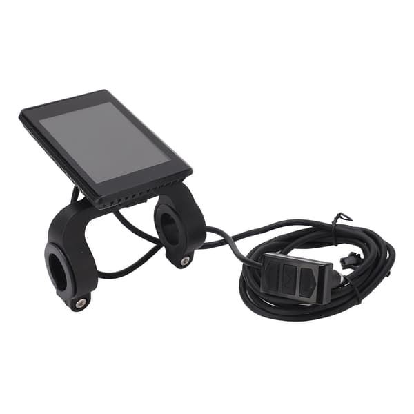 LCD-display til 24V 36V 48V 60V elcykel med forlygteinterface, ABS-materiale