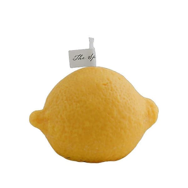 Kreativ Citronformad Doftljus Aroma Doft Present Fruktljus Dekor