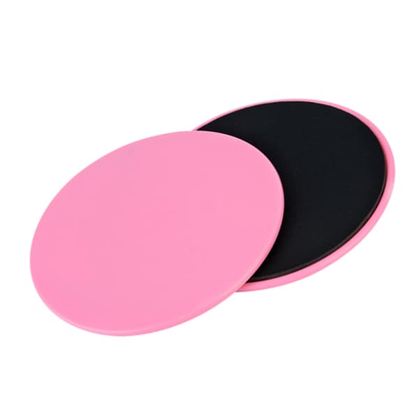 2 stk. Fitness Core Slider Discs til helkropstræning (pink)