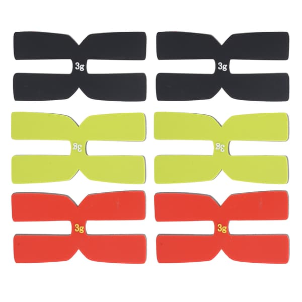 6 STK Silikon H-formet balansevekt for badmintonracket hodevekt tilbehør