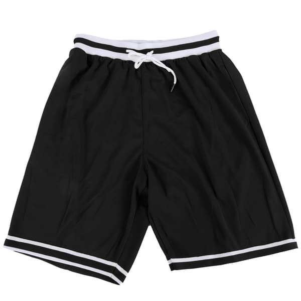 Herre hurtigtørrende stribede atletikshorts til løb og træning (XL)