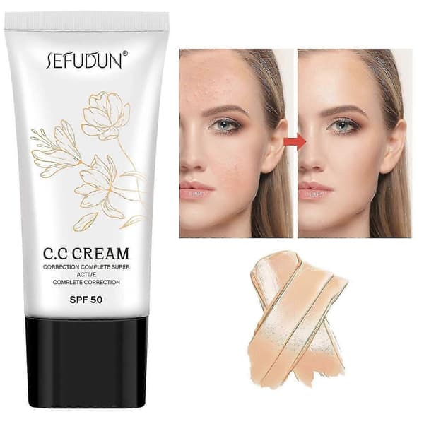 CC-krem, spesielt utviklet for moden hud, med en superaktiv CC-kremfoundation SPF 50.