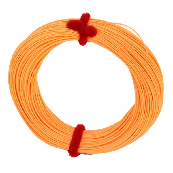 Fluefiskesnøre 30m Polyesterfiber Høyteknologisk belegg Oransje