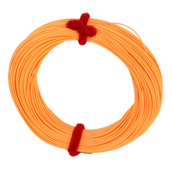 Flugfiskelina 30m Polyesterfiber Högteknologisk Beläggning Orange
