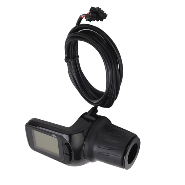 Halvroterende gashåndtag til elcykel med LCD-display 24V 36V 48V 60V